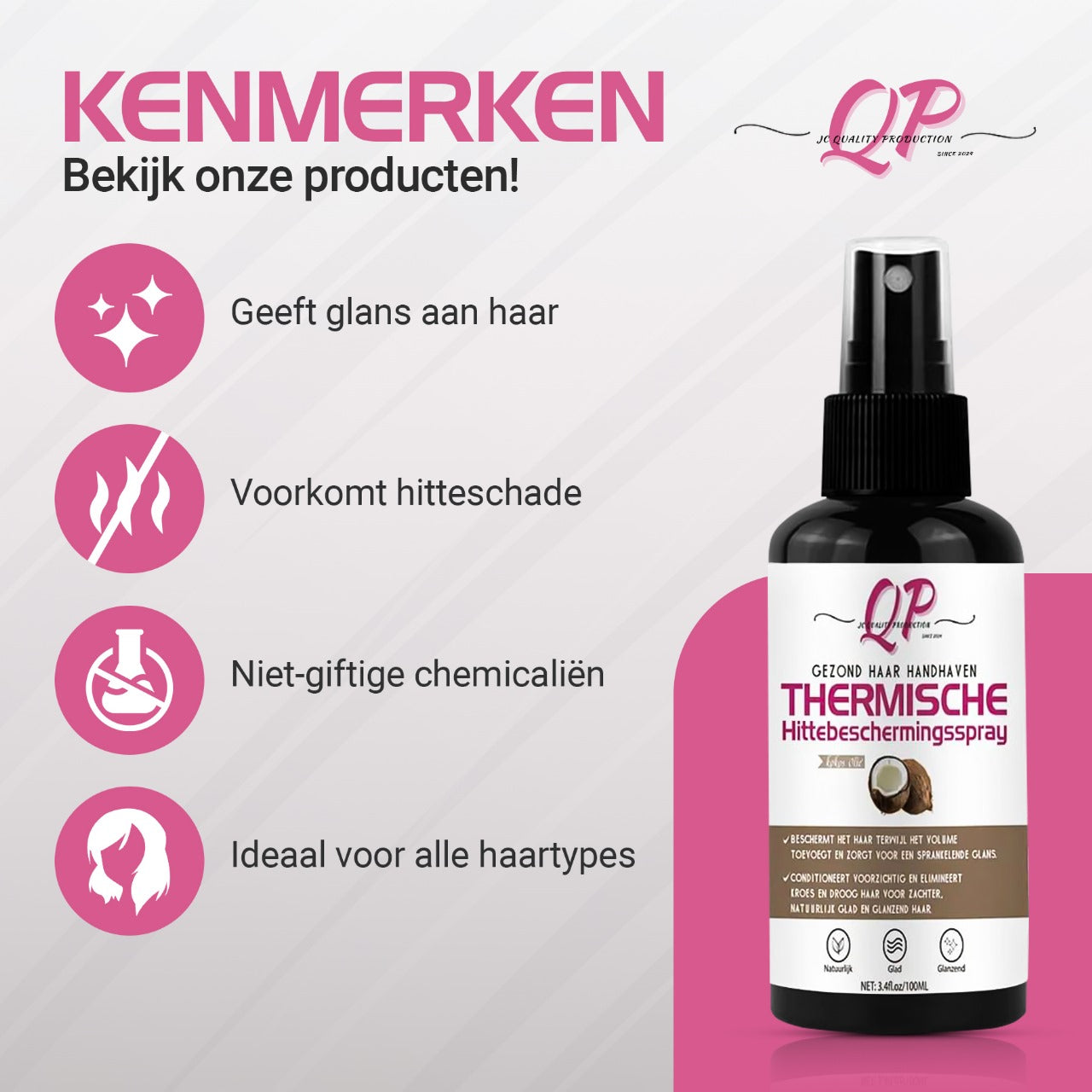 Thermische hittebeschermings spray